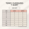 1744976688TerryteeSizeChart-7.png Jaldi The Late | Unisex Oversized Meme Tee